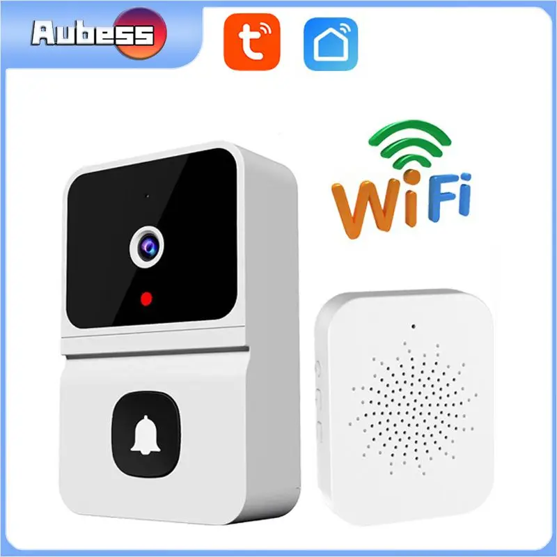 

Smart Doorbell Portable App Remote Control Doorbell Wifi Visual Doorbell Two-way Voice Intercom Smart Home Ultra Wide Angle Lens