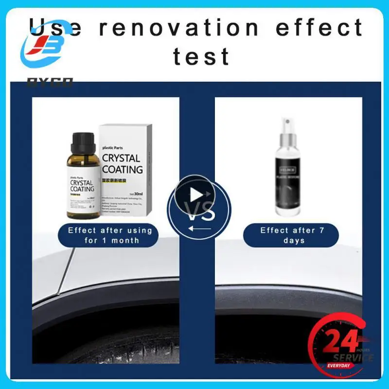 

Plastic Refurbished Plating Crystal Dustproof Dashboard Wax Refurbished Plating Crystal Coating Agent Car Supplies 30ml Portable