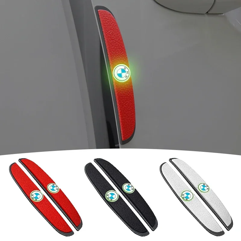 4pc Car Styling Luminous Door Edge Anti-collision Bumper Strip Sticker For BMW E46 E85 E60 F10 E39 F30 E36 F20 E87 E90 E70 X3 X5