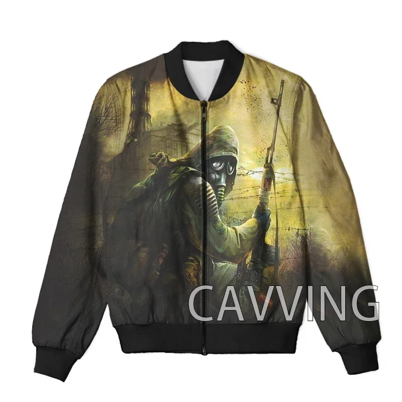 Мужская/Женская куртка-бомбер на молнии с 3D-принтом