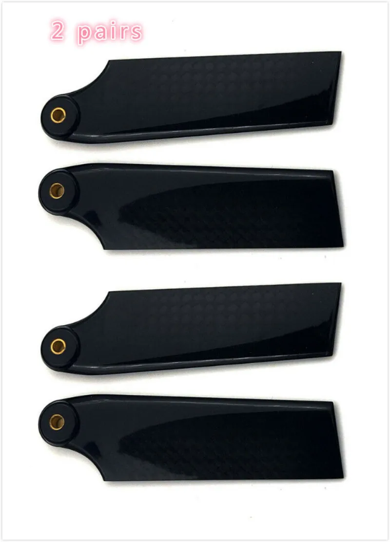 

2 paris RJX 70mm Trex 500 RC Helicopter Carbon Fiber Tail Blade