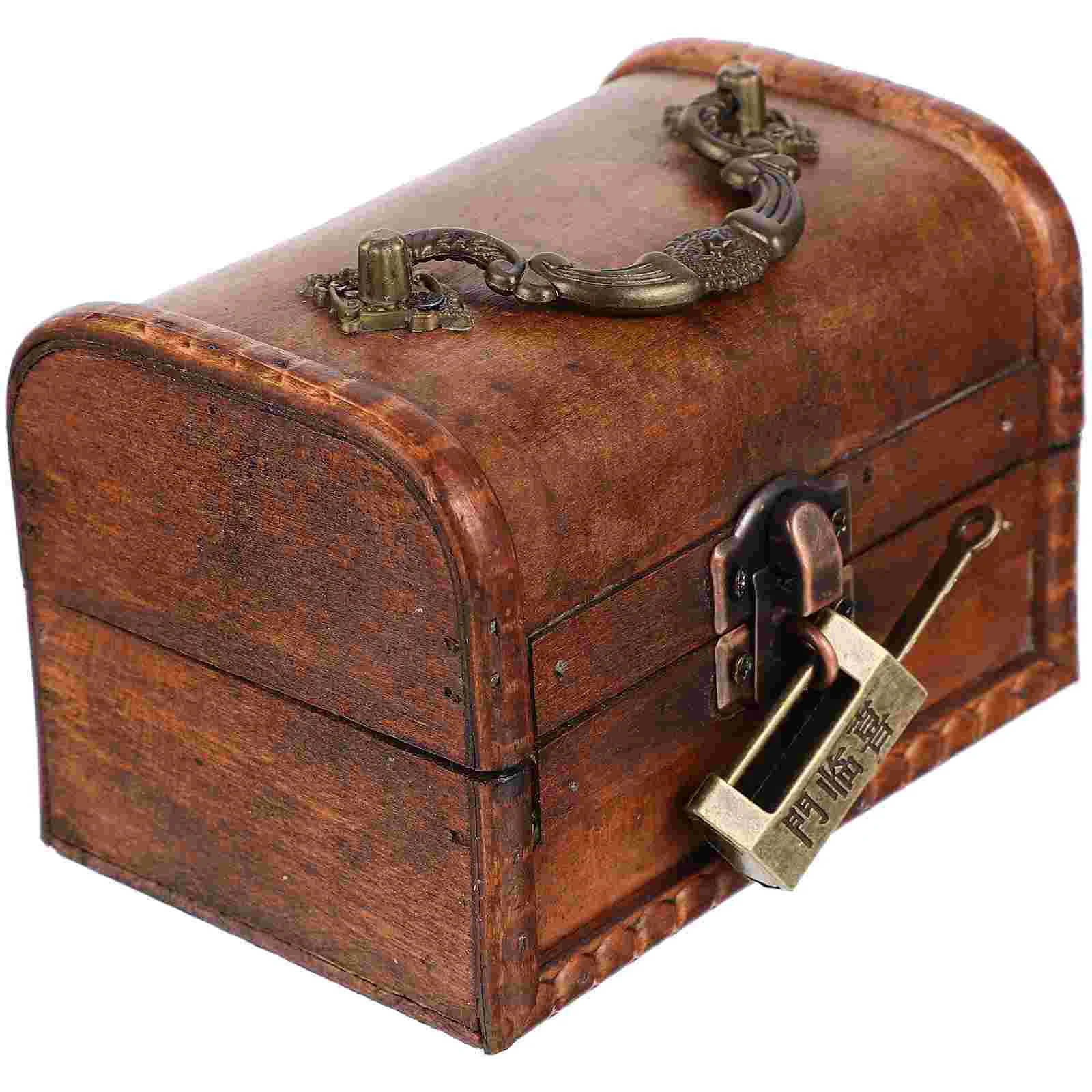 

Vintage Storage Wooden Box Trinket Jewelry Case Organizer Bracelets Boxes Decorative