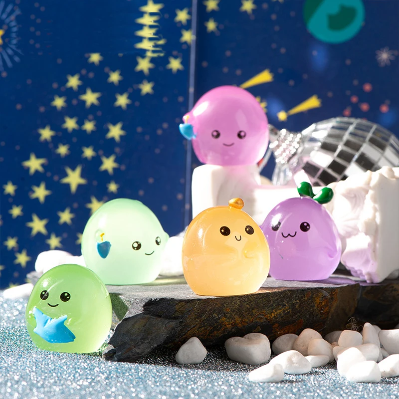 7 шт./набор разноцветные светящиеся маленькие яйца