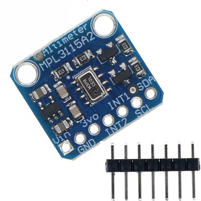 

MPL3115A2 I2C Barometric Intelligent Temperature Pressure Measure Altitude Board Sensor Module V2.0 For Arduino Altimeter 5V