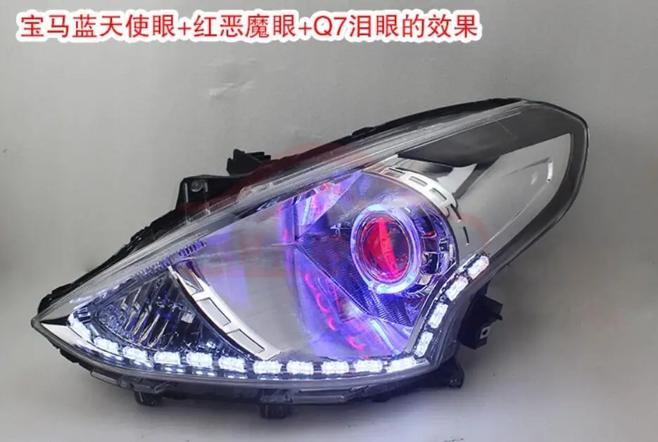 Автомобильные аксессуары Bupmer Almera фара для Nissan Sunny 2014 ~ 2016y дневная солнечная