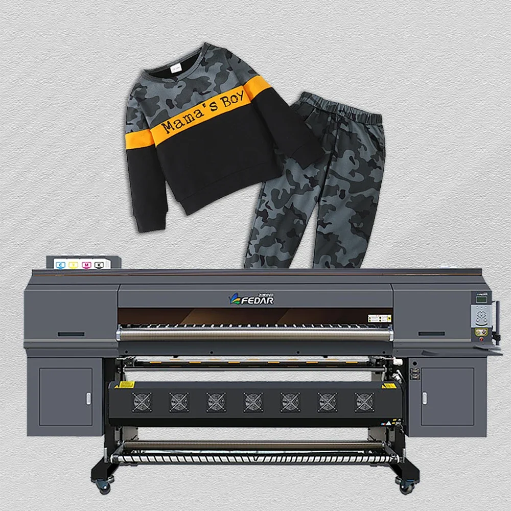 Установка на 8 печатающих головок I3200 1 9 м сублимационный принтер цифровой цена