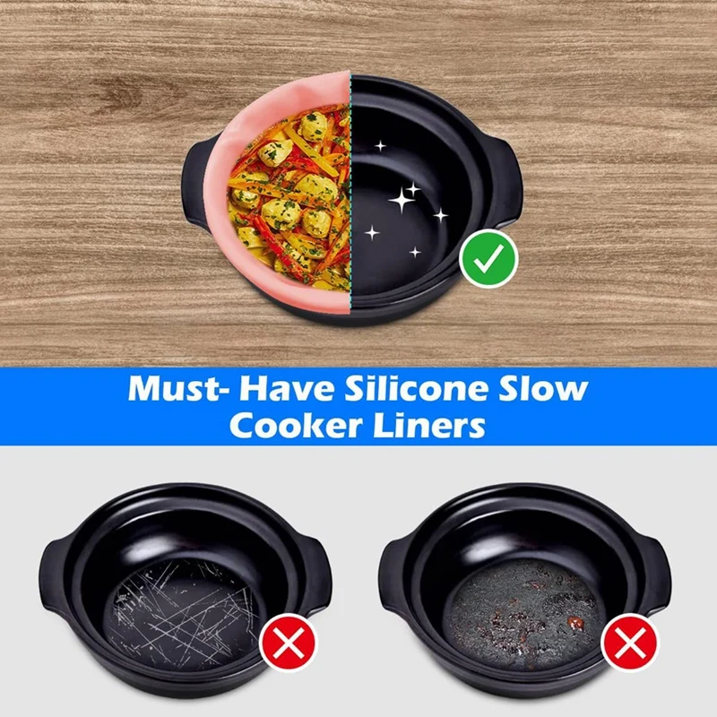 2 упаковки вкладыши для медленной плиты многоразовый разделитель силиконовые