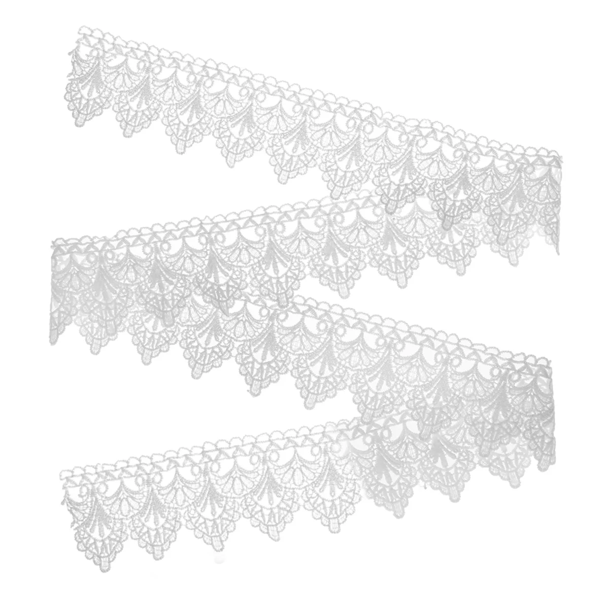 

182 CM Wedding Decoration DIY Lace Accessaries Ribbon Trim Applique White Bride