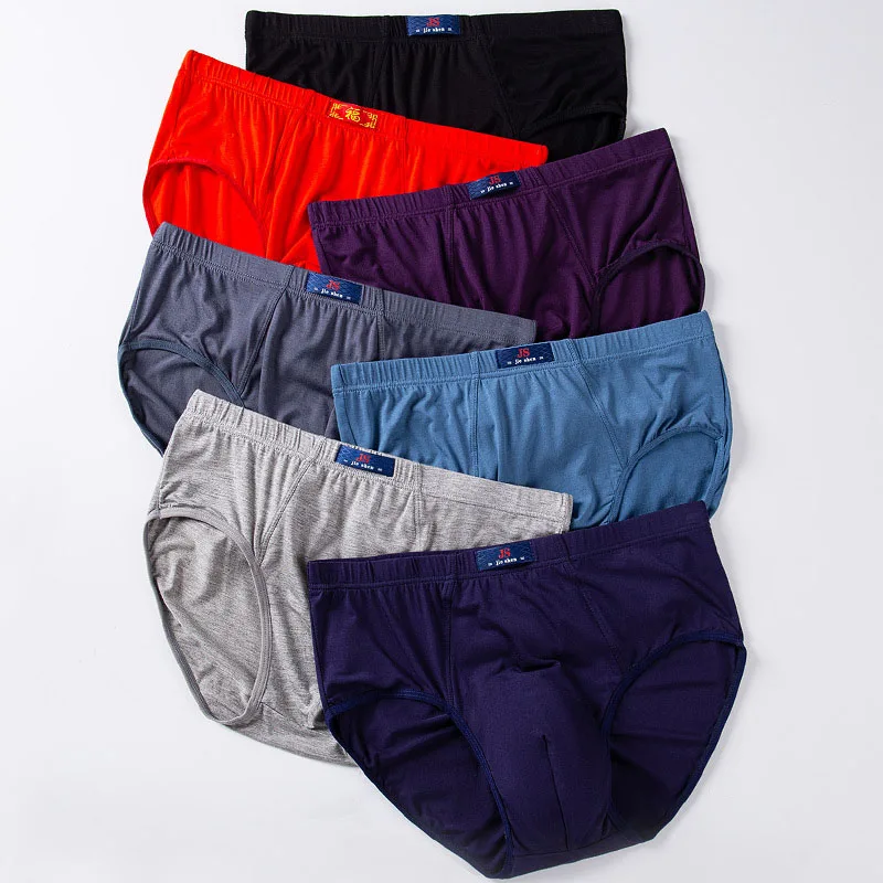 8XL-XL 5Pcs Modal Plus Size Oversize Mens Underwear Brief Mens Briefs Men Shorts Underwear Men Underwear Comfort Male Underwear