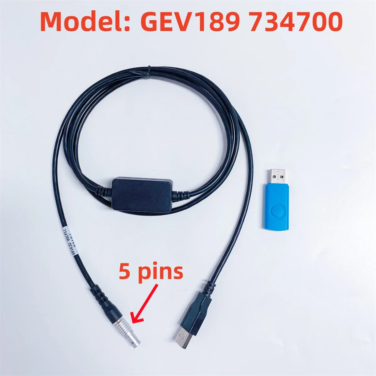 ГЕВ189 734700 USB-кабель для загрузки данных. Подходит тахеометра обследования Leica.