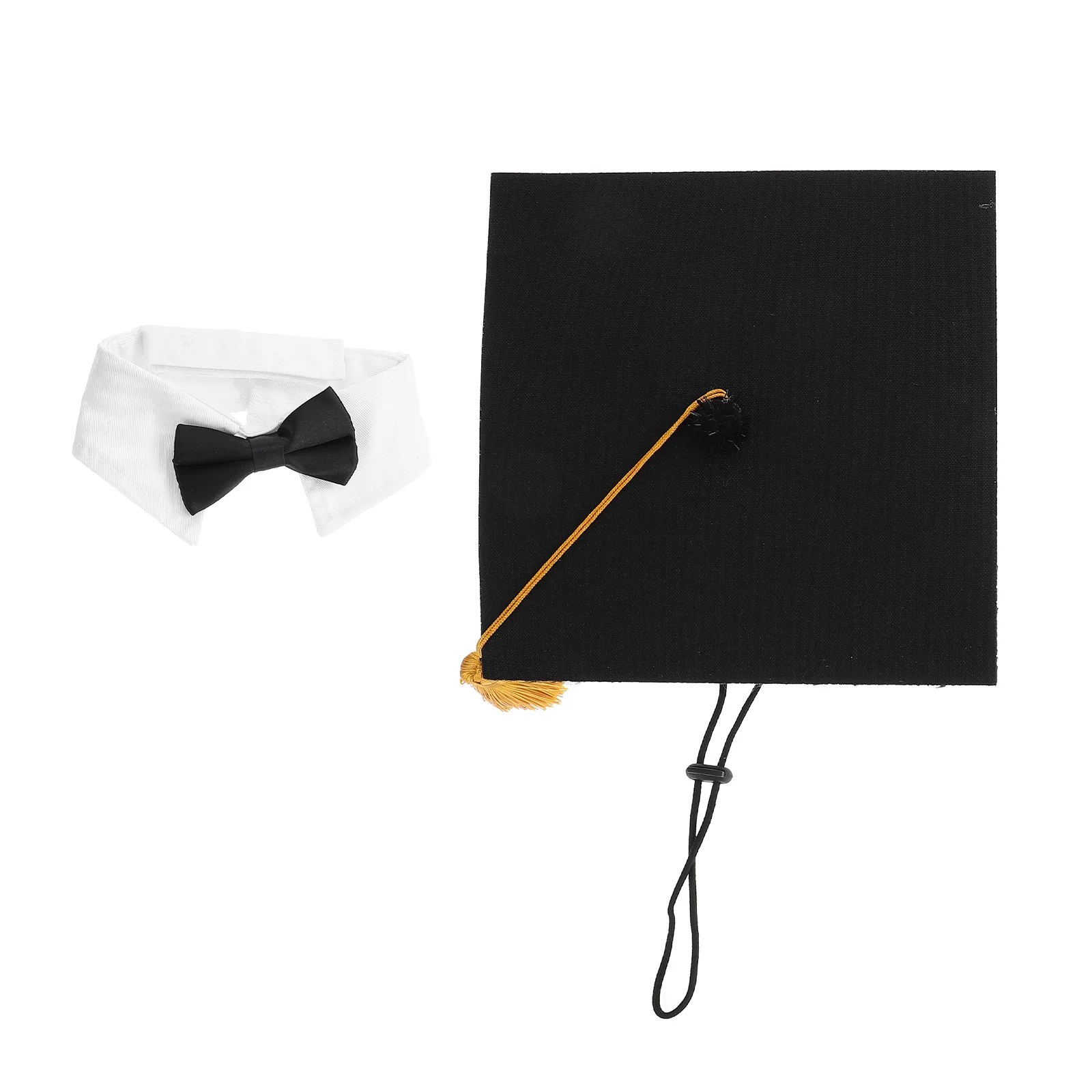 

1 Set of Delicate Graduation Party Dog Garment Decorative Pet Graduation Suit