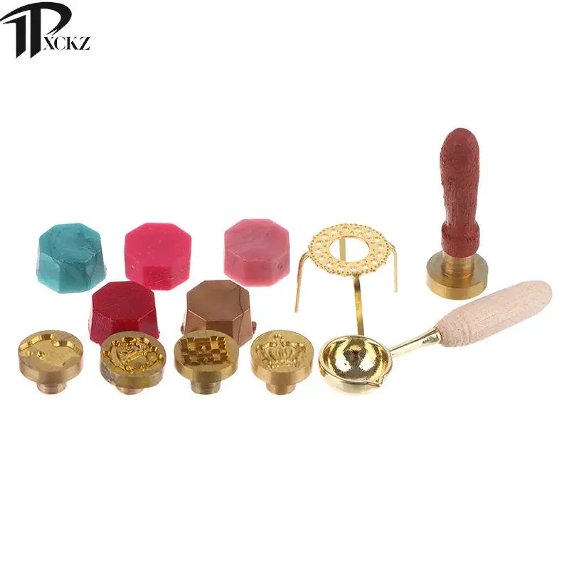 

1 набор, набор миниатюрных восковых печати для кукольного домика