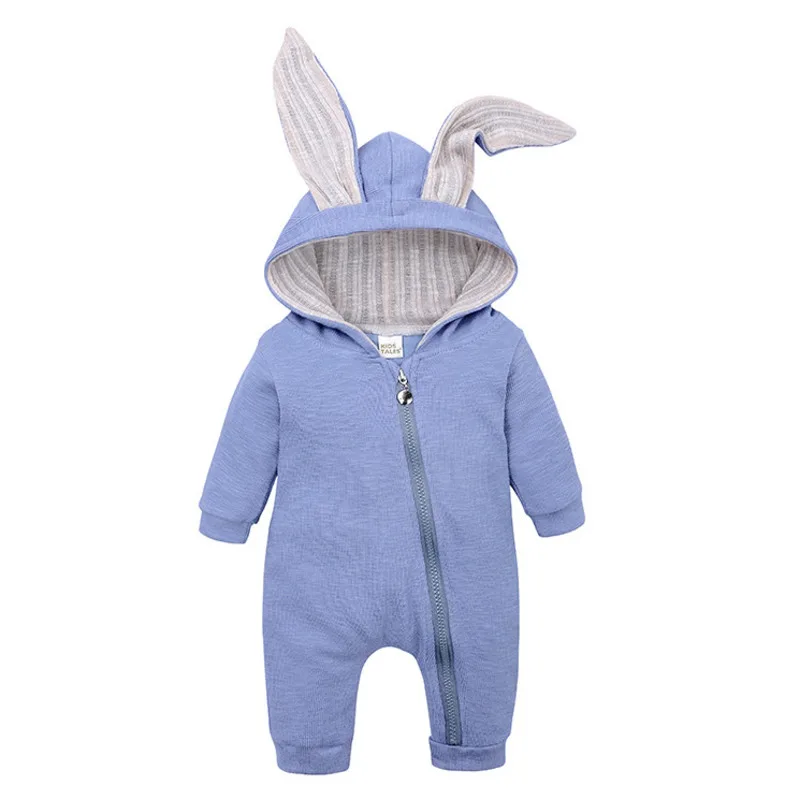 

Комбинезон для новорожденных с капюшоном, на весну-осень