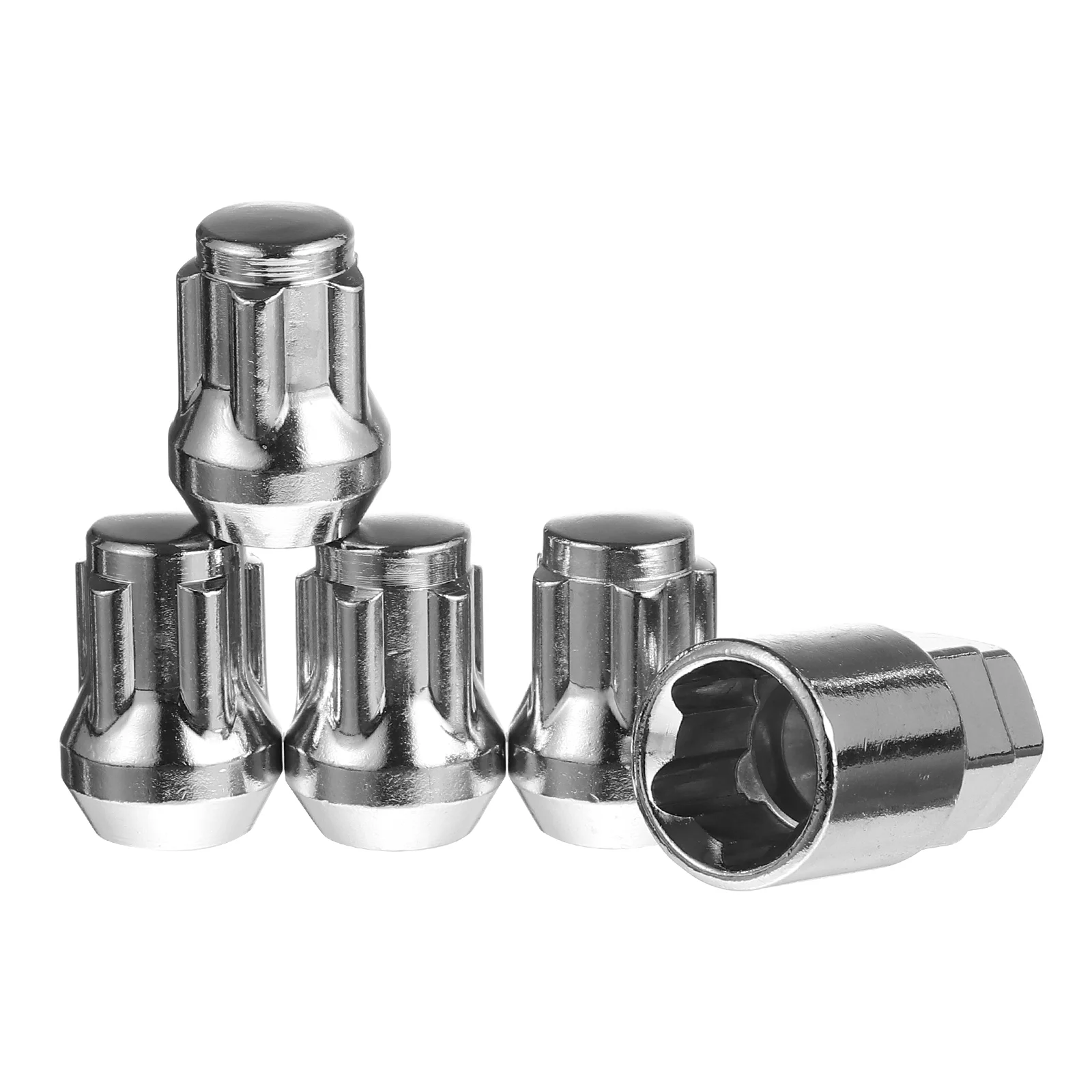 

Nut Car Wheel Lock Anti Locking Parts Closed End Bulge Acorn Lug Nuts Accessories Set Universal