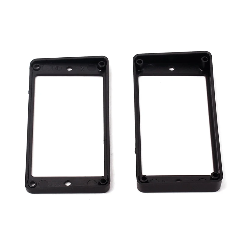 

2PCS Black Curved Humbucker Pickups Frame Mounting Rings for Electric Guitar