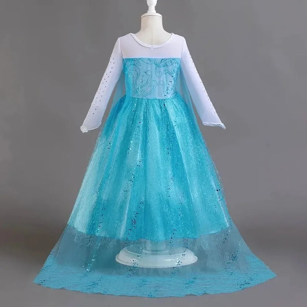 Комплект Костюма Холодное Сердце Для Девочек 2–10 Лет Бальное Платье Эльзы И Анны