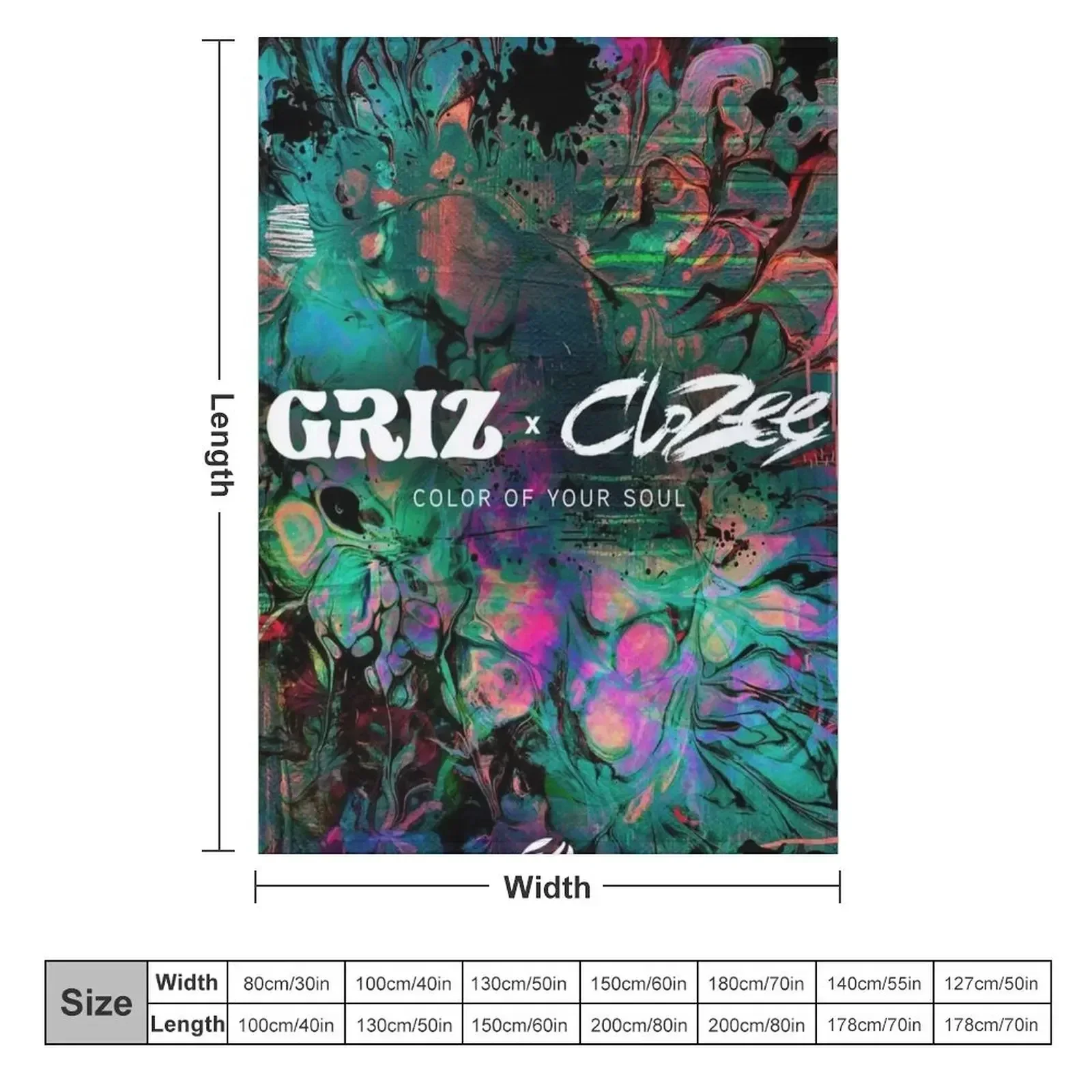 Griz Color Your Soul Tour 2022 масмарт плед гигантский диван милый идеи подарков на день