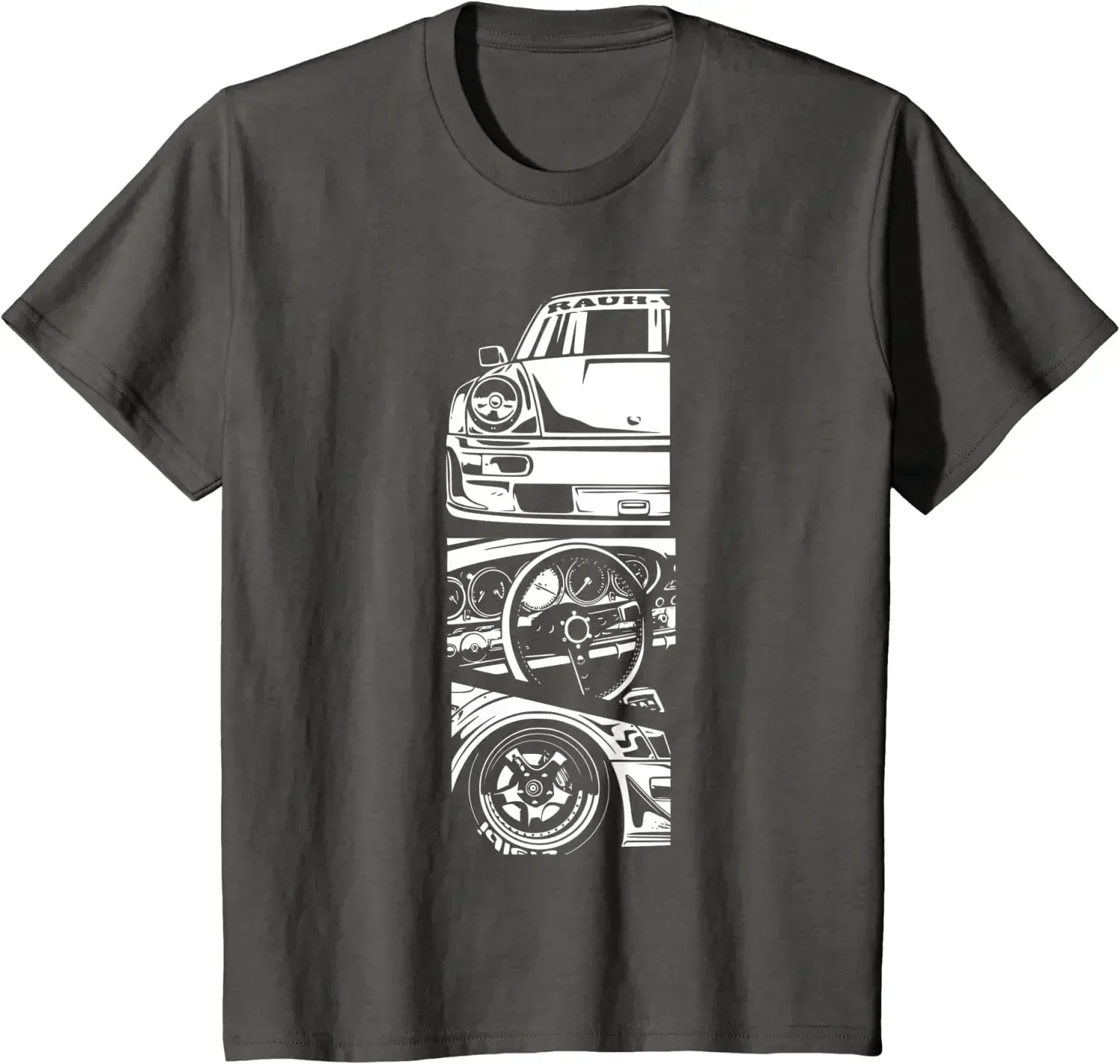 JDM японская автомобильная ретро гоночная мужская винтажная футболка с