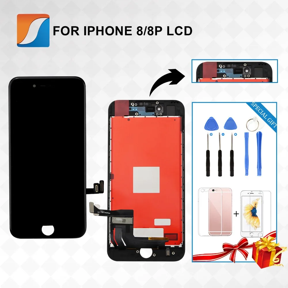 

For iPhone 8G 8 Plus LCD With 3D Force Touch Assembly No Dead Pixel Screen Replacement Display AAA+++ Quality Guarantee