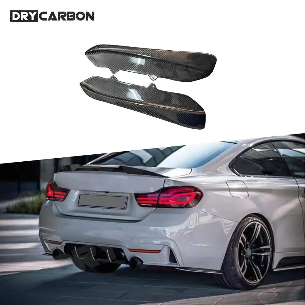 

Carbon Fiber Rear Bumper Lip Splitters Spoiler Side Aprons For BMW 4 Series F32 F33 F36 M Sport 2014-2019 Car Side Splitters