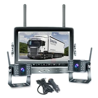 high definition 7 inch 1080p lcd split display wireless car monitor truck camera system