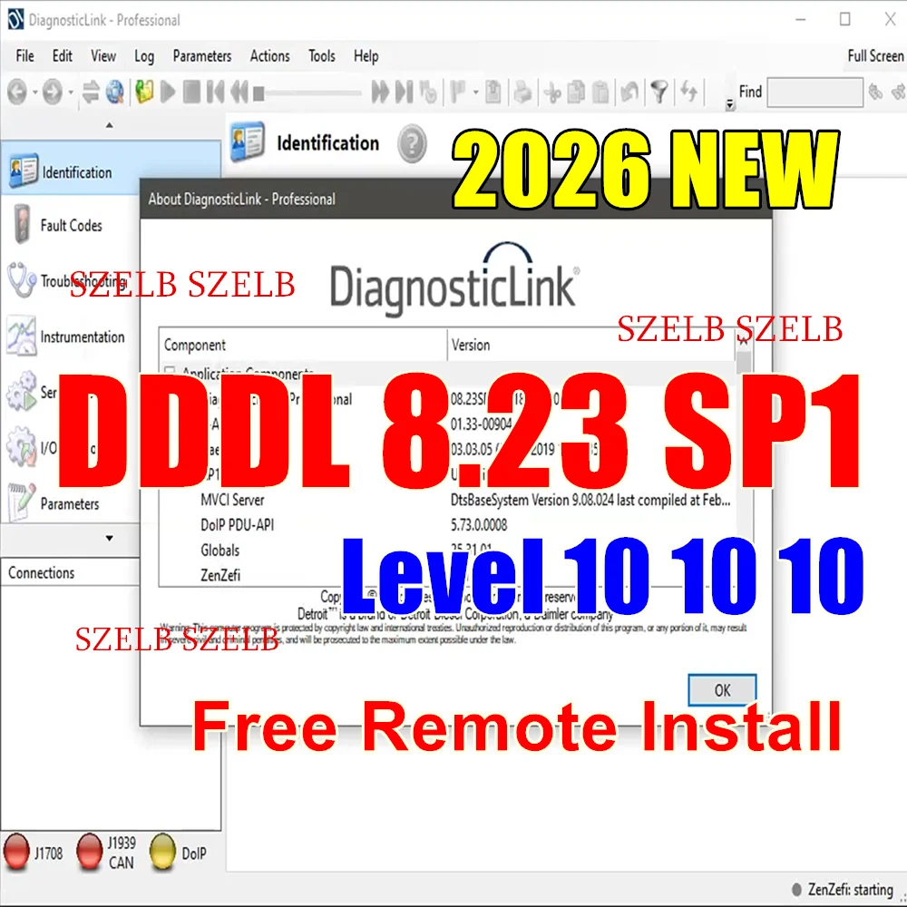Фото Новейшая версия 2026 DDDL 8.24 [07.2026] Detroit Diesel Diagnostic Link Professional Level 10 + устранение неисправностей BackDoor DDCT DDRS DDEC №2
