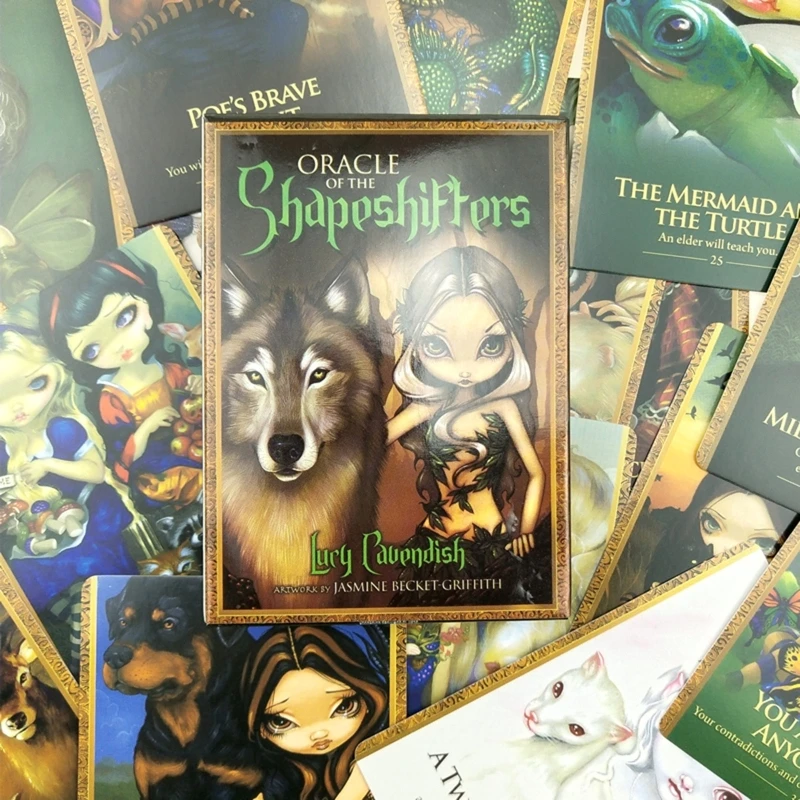 

45 Cards Deck Oracle of the Shapeshifters Full English Mysterious Divination Tarot Family Friend Party Board Game