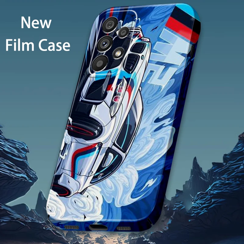 

Luxury M Power BMW For Samsung A53 A54 A52 A13 A12 A32 A34 A23 A73 A22 A21S A04 5G Feilin Film Phone Case Cover