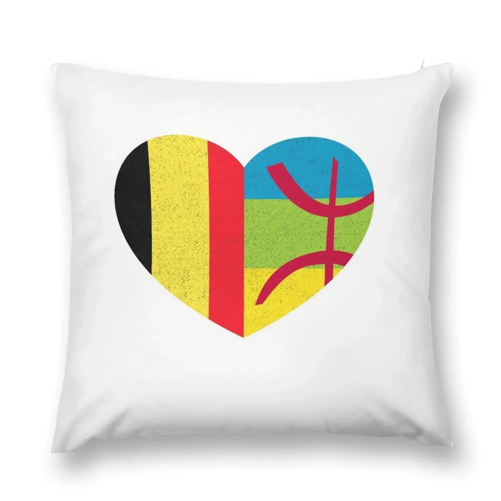 Наволочка Amazigh Kabyle Belgian Pride Heart Tamazgha