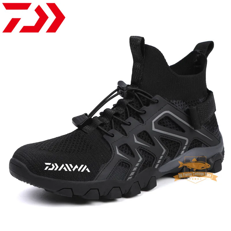 

DAIWA Fishing Shoes Men's Mesh Breathable Anti-skid Hiking Shoes Men Woman Fashion Sneakers Outdoor Sports Travel Fishing Shoes