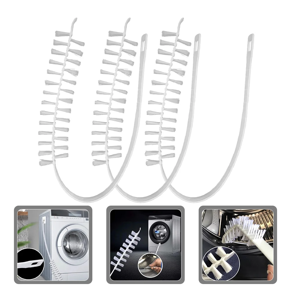 

3 pcs Drum Washing Machine Brushes Drum Washer Cleaning Brush Nylon Cleaner Brushes