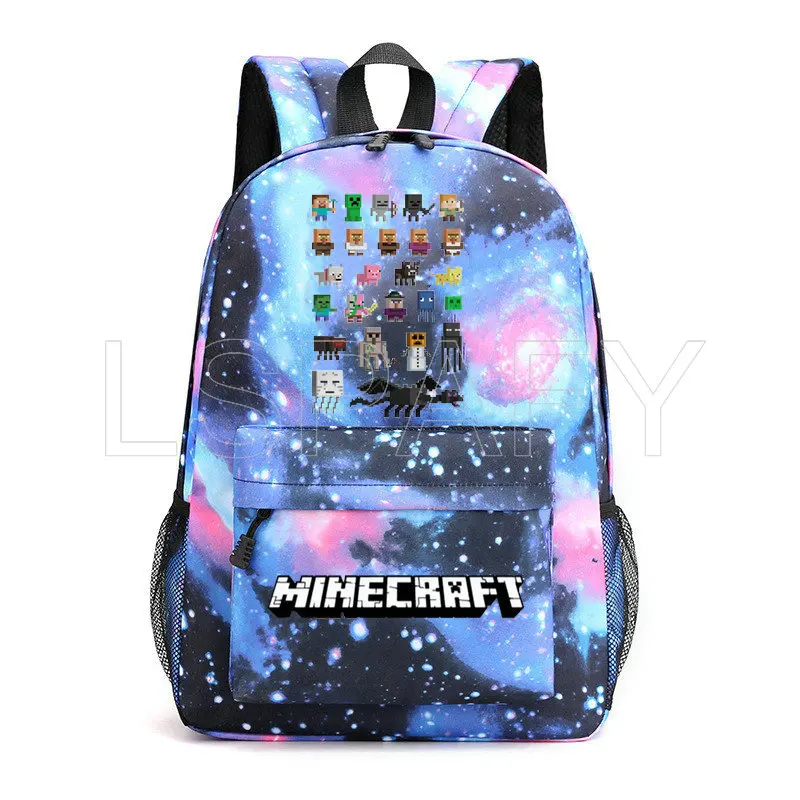 Рюкзак с тиле MINECRAFT Простой Школьный рюкзак для девочек-подростков мальчиков