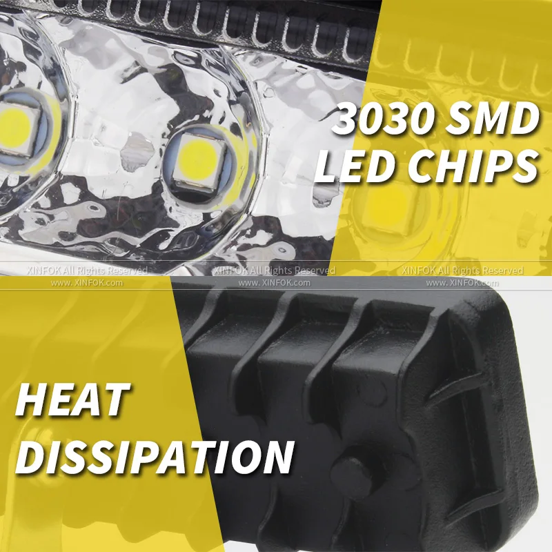 Светодиодсветильник световая балка 4x4 противотумансветильник для внедорожника