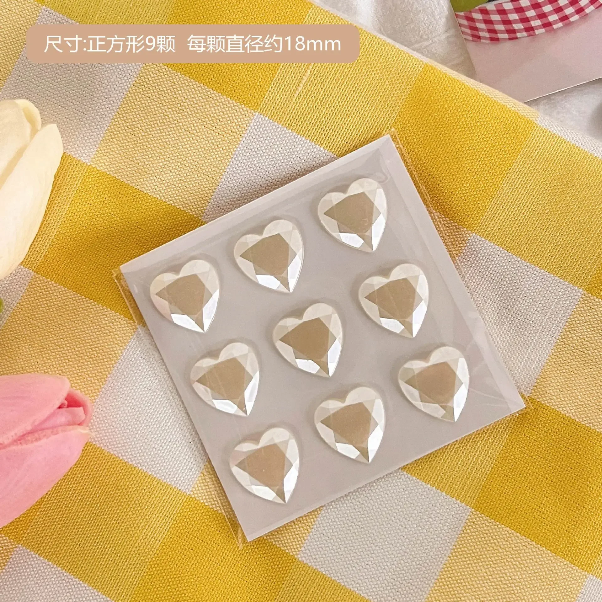 

Стикер сердце 3D пластиковый