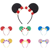 baby headbands for girls mickey hair band lovely princess holiday childrens embroidery headdress kids headband hair accessories