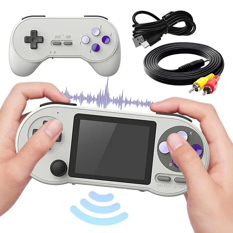 

Portable Game Console Wireless Handheld Console For Men Portable Plug Play Video Games For Men Women Teens Adults For Home