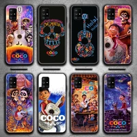disney coco phone case for samsung galaxy a52 a21s a02s a12 a31 a81 a10 a30 a32 a50 a80 a71 a51 5g