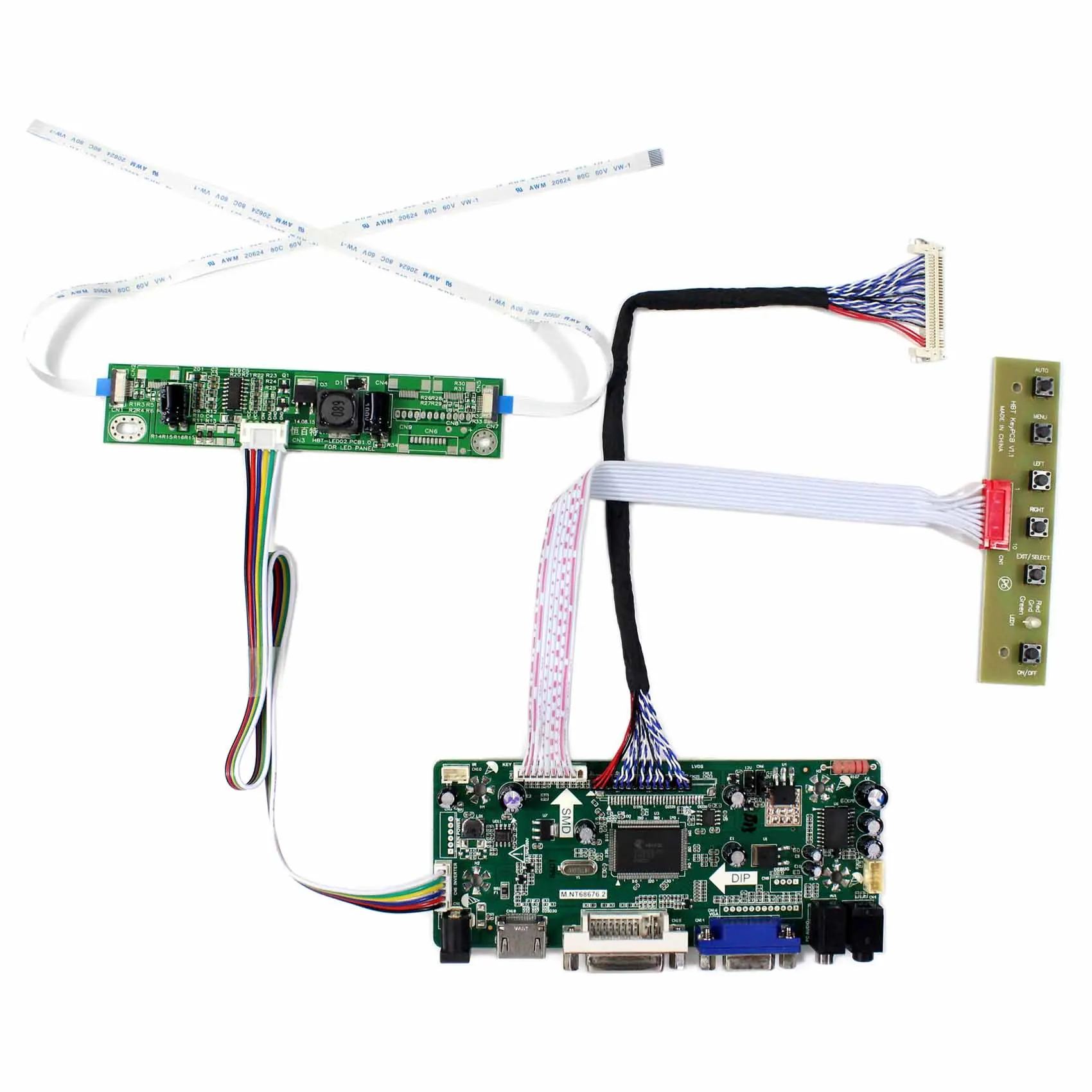 

HDM I DVI VGA Audio LCD Controller Board for 21.5" M215HW01 V6 1920X1080 LCD