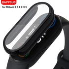 Защитный чехол для экрана Xiaomi Miband 6 5 4 3, защитный жесткий чехол из поликарбоната для часов Mi Band NFC 6 5 4 3