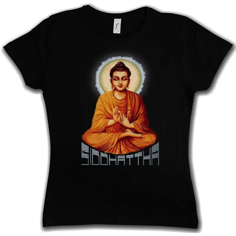 Фото Винтажная женская рубашка SIDDHATTHA GOTAMA, Буддизм, Индия, Говинда, Будда, Сидхарта №1