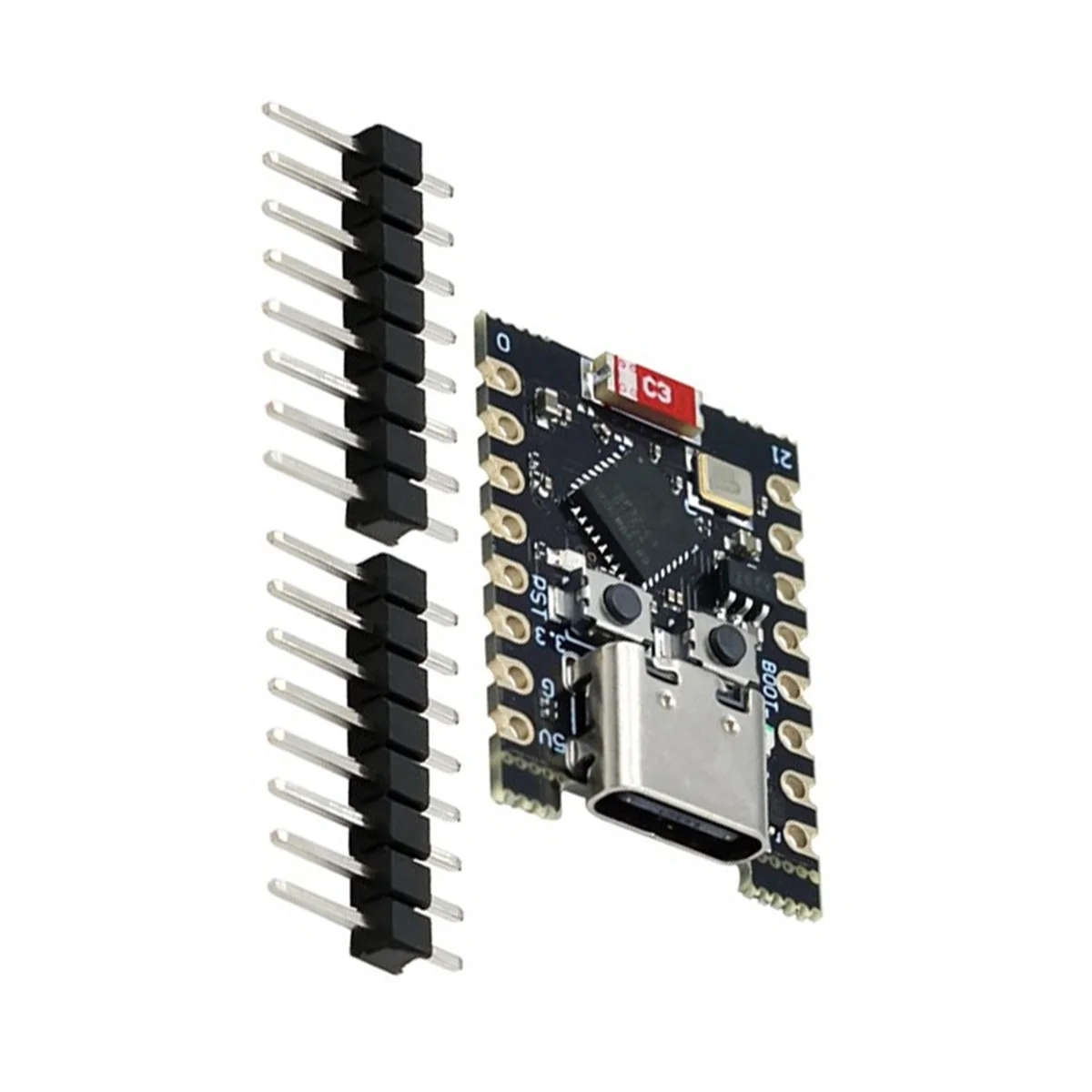 Фото A07I 10 шт. ESP32-C3 макетная плата ESP32 Mini WiFi Bluetooth макетная плата легкое расширение и гибкость источника питания №4