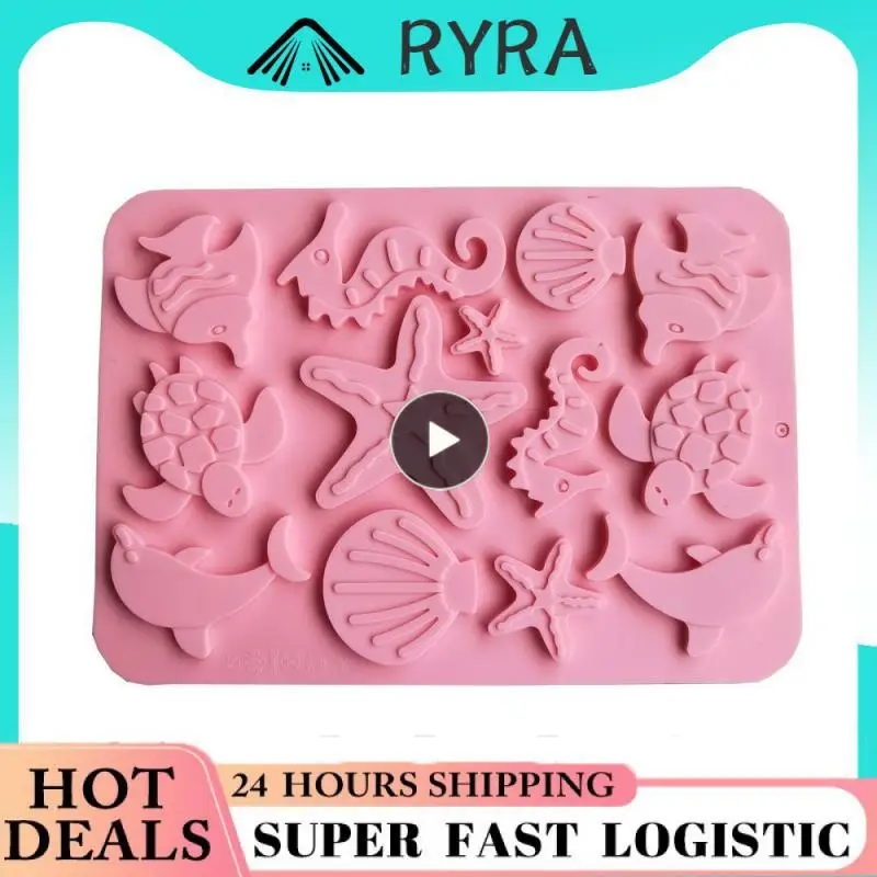 

Pudding Mold Flexible Irregular Chocolate Mold Interesting Diy Project Cute And Realistic Silicone Mold Kitchen Utensils Durable