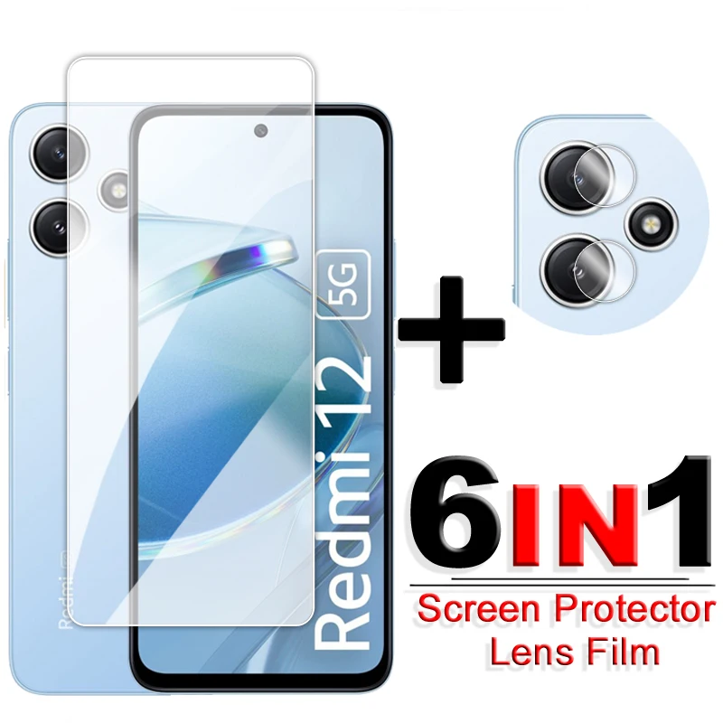 

Прозрачное Защитное стекло для Xiaomi Redmi 12 5G, Защита экрана для Redmi 11A 10C 12C 12 5G, закаленное стекло для Redmi 12, пленка для объектива