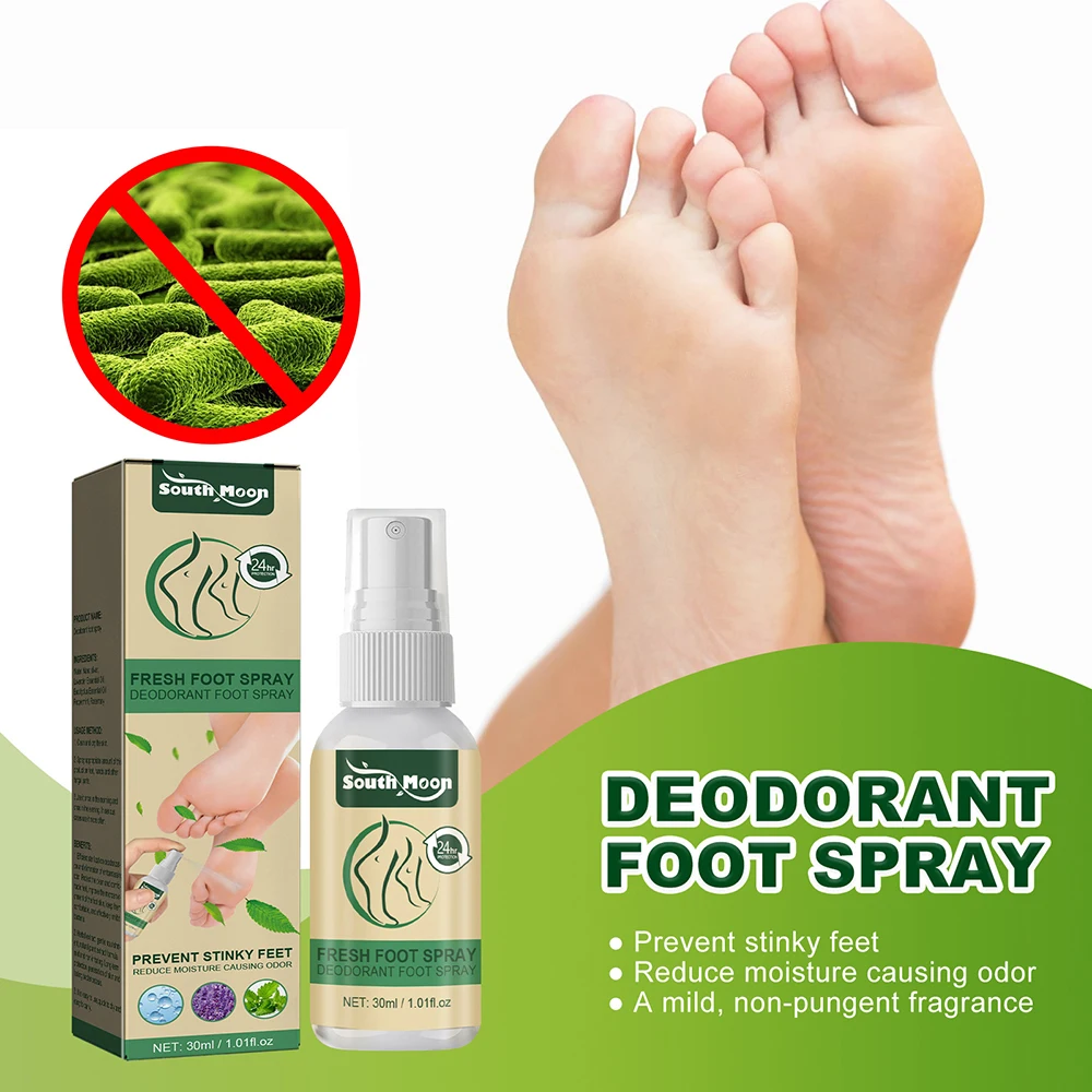 

Deodorant Foot Spray Fresh Odor Shoe Odor Removal Anti-sweat Foot Care Prevent Stinky Feet Mild and Non-pungent Fragrance