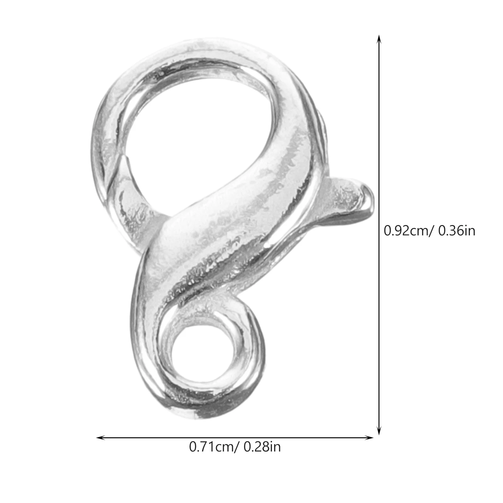 Necklace Clasp Silver Necklace Clasp Jewelry Making Clasp Jewelry Connector Jewelry Making Material