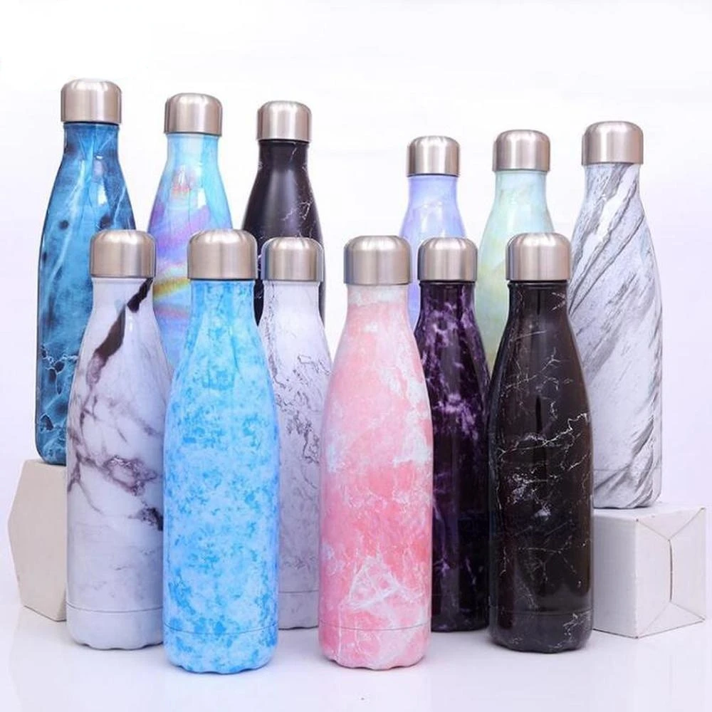

500ml 304 Stainless Steel Thermos Kettle Vacuum Bottle Coffee Milk Cup Outdoor Travel Sports Thermos Coke Cup