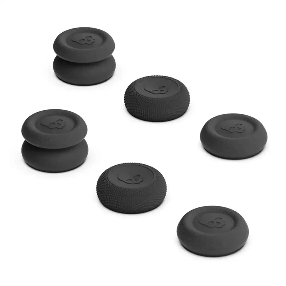 

6Pcs Joystick thumb Stick Grip Cap Compatible For Steam Deck Fps/tps Chicken Eating Artifact Silicone Non-slip Thumbstick Covers