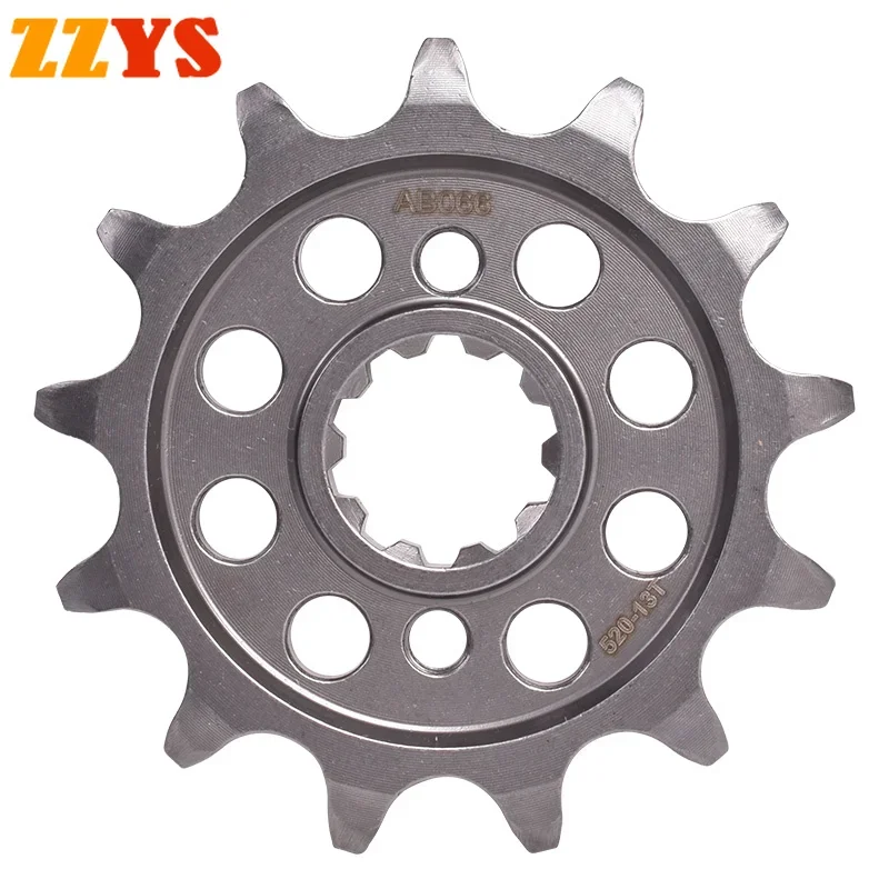 520 13T Зубная передняя звездочка звездное колесо шестерня для Suzuki Off Road GSX250 GSX250E GSX