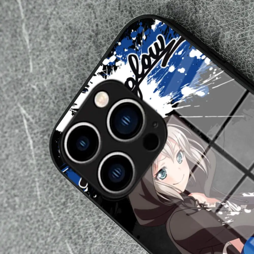 Фото Чехол для телефона Aoba Moca Bang Dream для iPhone 17 16 Pro Max 15 14 Pro 11 12 13 Plus Mini, Samsung Galaxy S26 S25, стеклянный чехол №3