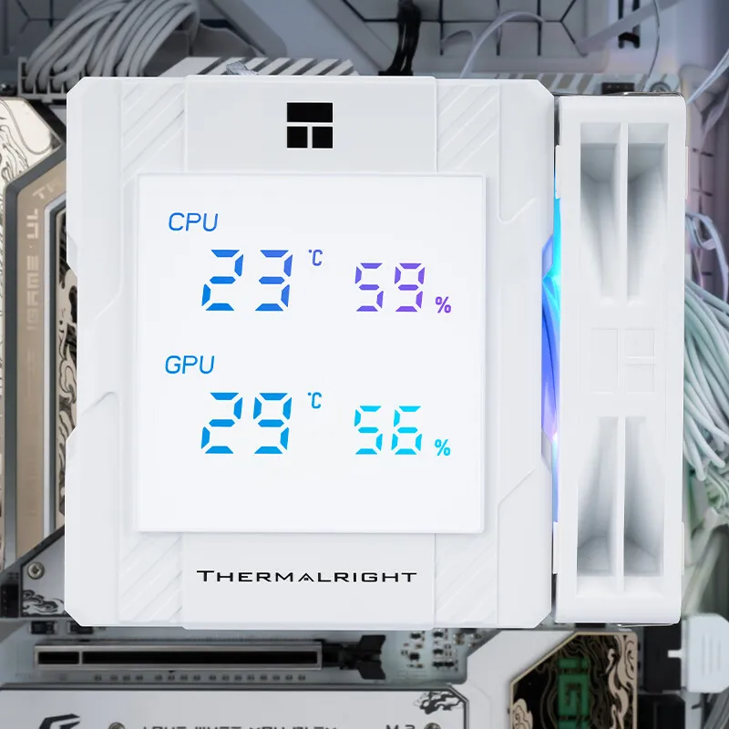 Фото Цифровой радиатор Thermalright Peerless Assassin 120 с воздушным охлаждением, мониторинг процессора и графического процессора в том же время/поддержка LGA1851/1700/AM5 №4